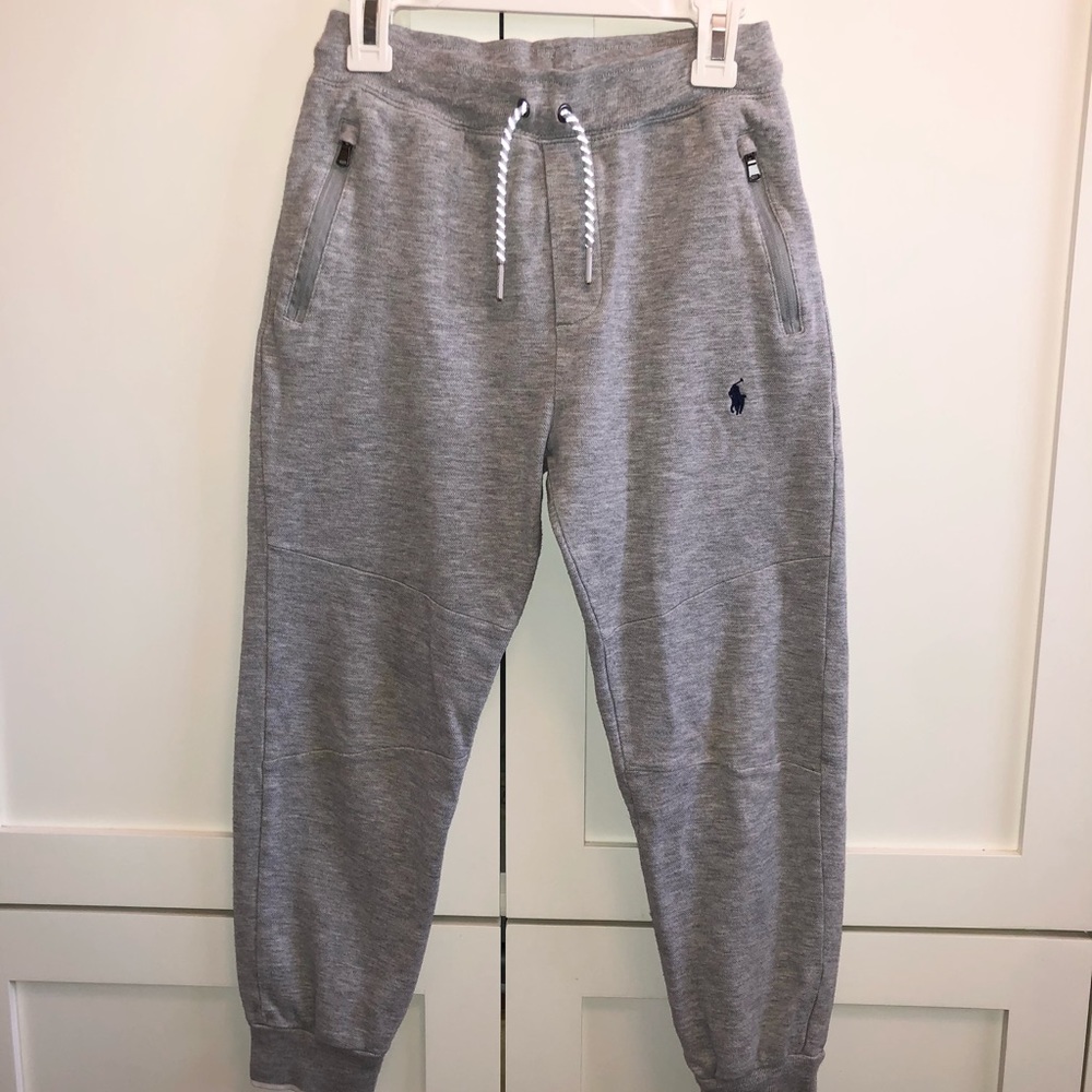Polo Ralph Lauren boys Gray Joggers size S/8 excellent condition